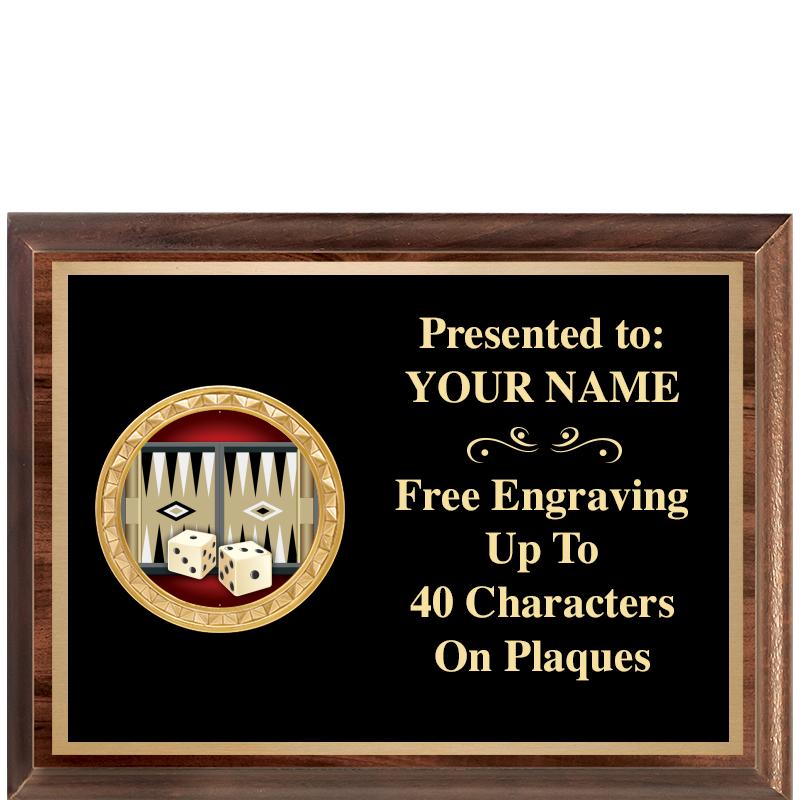 8X6 WOOD EXECUTIVE INSERT PLQ