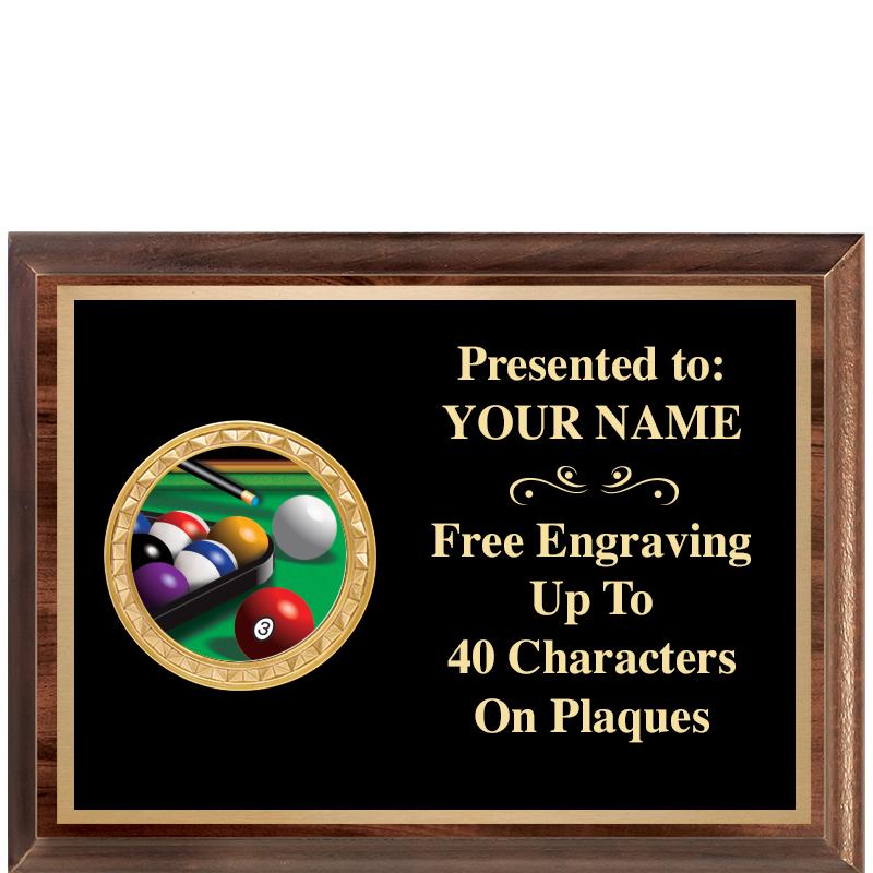 8X6 WOOD EXECUTIVE INSERT PLQ