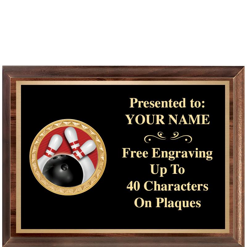 8X6 WOOD EXECUTIVE INSERT PLQ