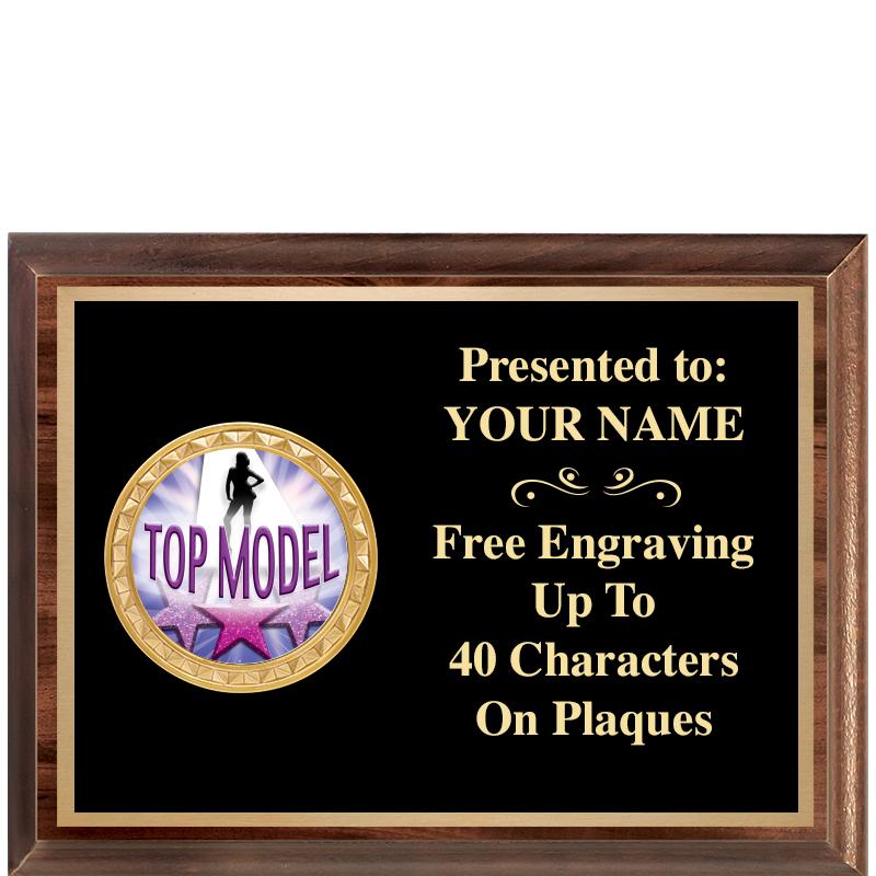 8X6 WOOD EXECUTIVE INSERT PLQ