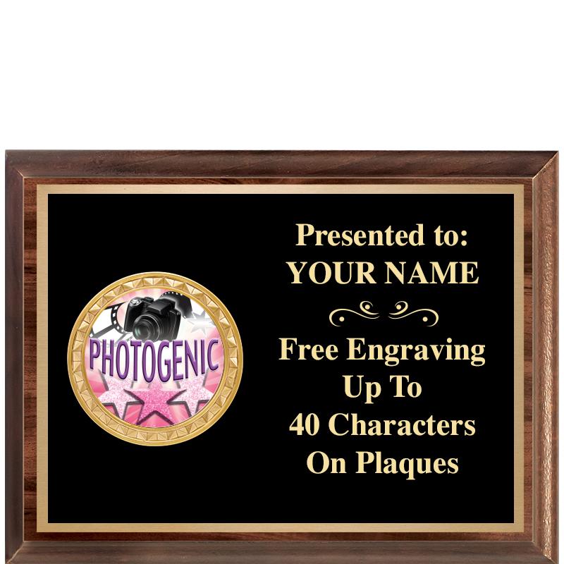 8X6 WOOD EXECUTIVE INSERT PLQ