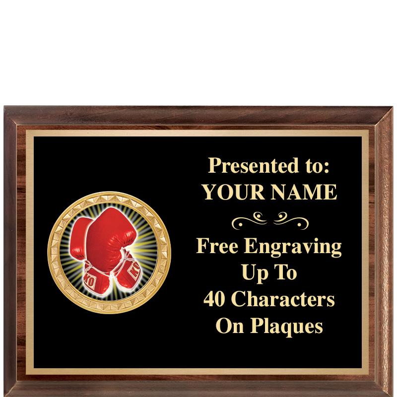 8X6 WOOD EXECUTIVE INSERT PLQ