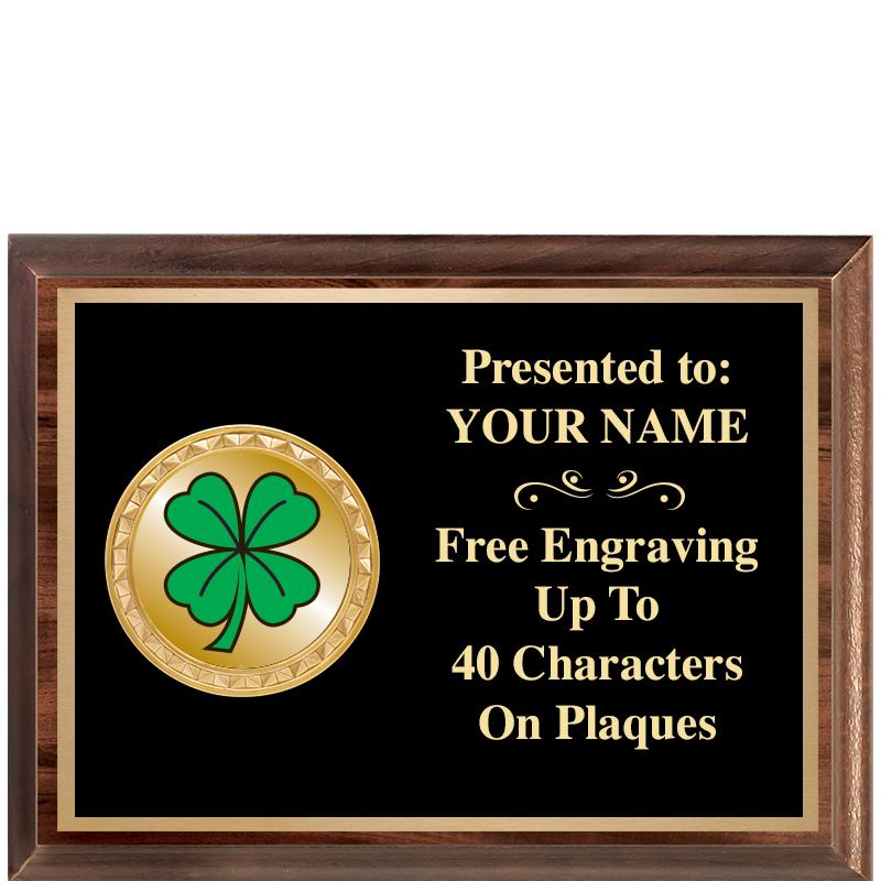 8X6 WOOD EXECUTIVE INSERT PLQ