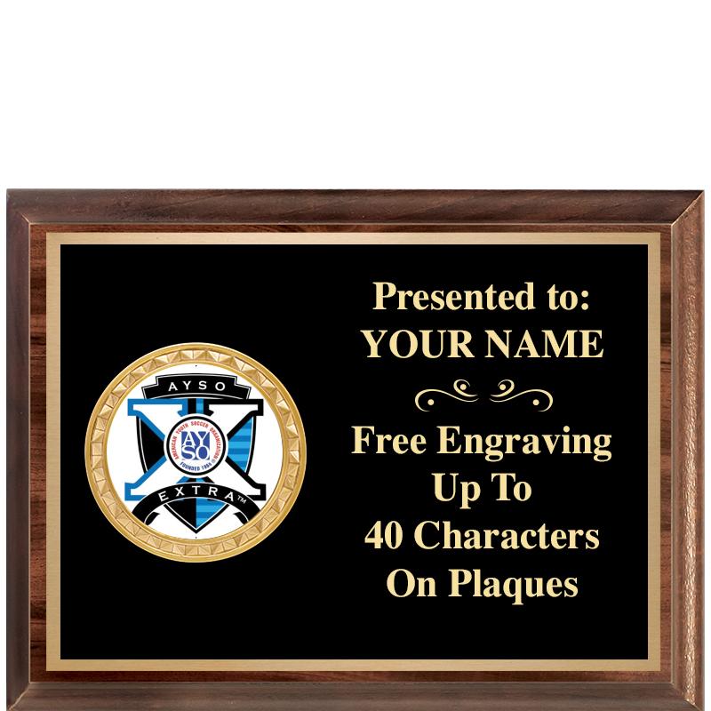 8X6 WOOD EXECUTIVE INSERT PLQ