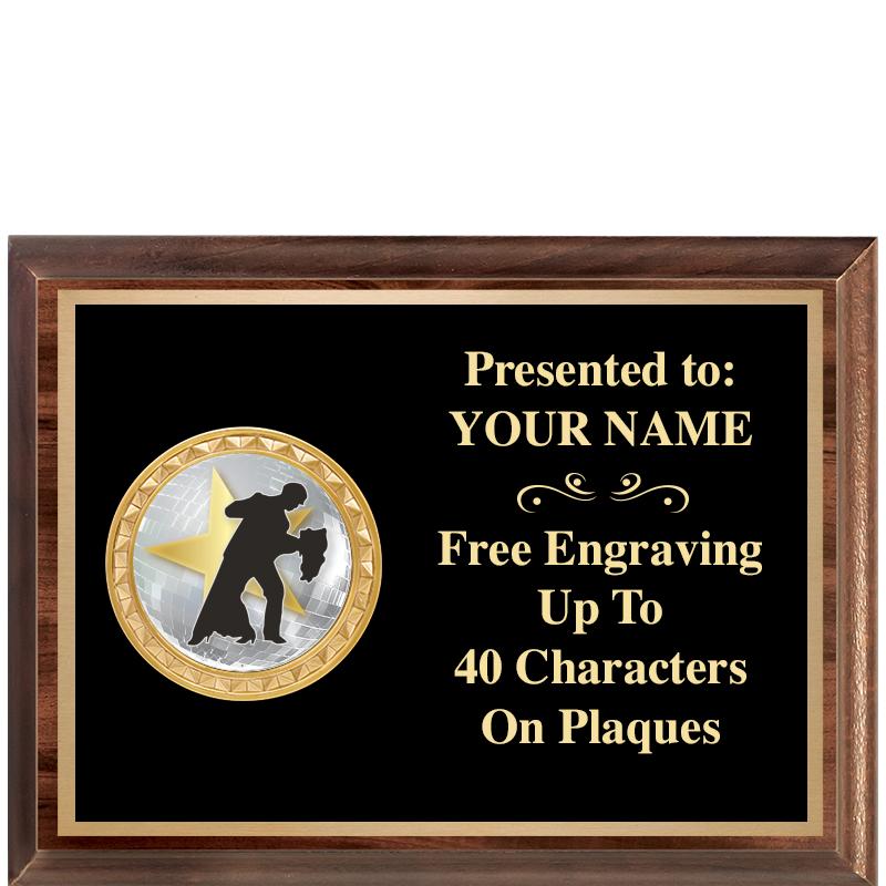 8X6 WOOD EXECUTIVE INSERT PLQ