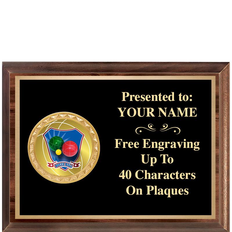 8X6 WOOD EXECUTIVE INSERT PLQ