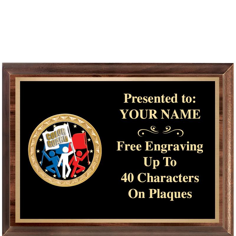 8X6 WOOD EXECUTIVE INSERT PLQ