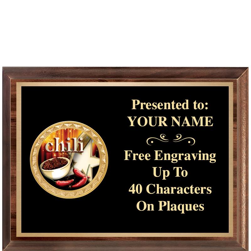 8X6 WOOD EXECUTIVE INSERT PLQ