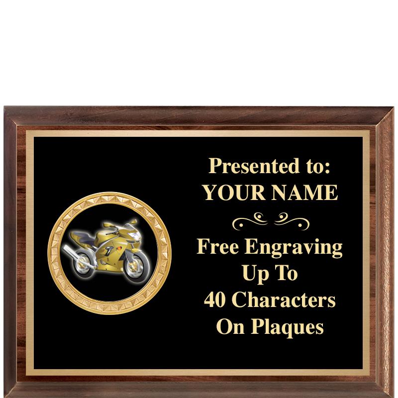 8X6 WOOD EXECUTIVE INSERT PLQ