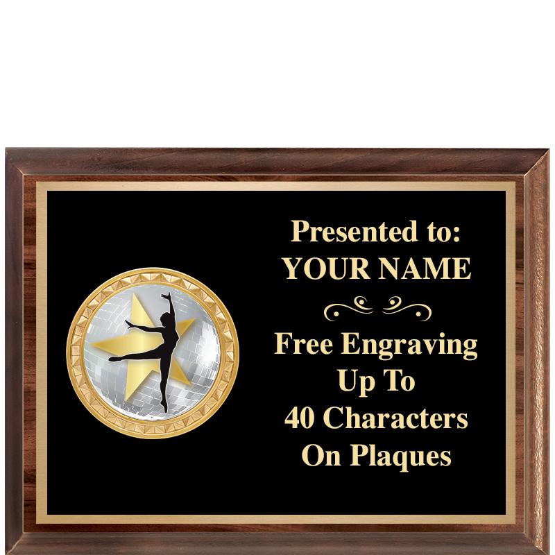 8X6 WOOD EXECUTIVE INSERT PLQ