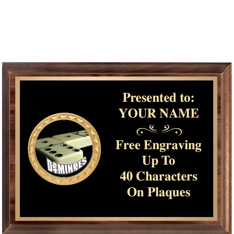 8X6 WOOD EXECUTIVE INSERT PLQ