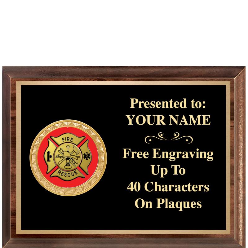 8X6 WOOD EXECUTIVE INSERT PLQ