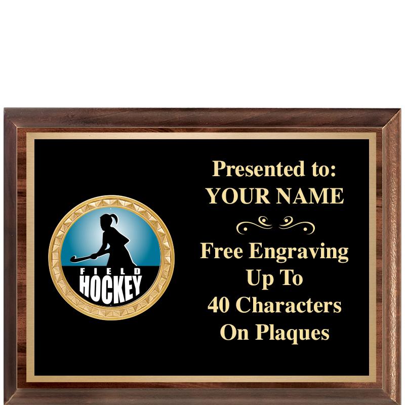 8X6 WOOD EXECUTIVE INSERT PLQ