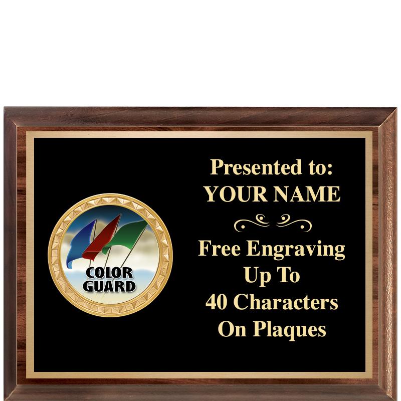 8X6 WOOD EXECUTIVE INSERT PLQ