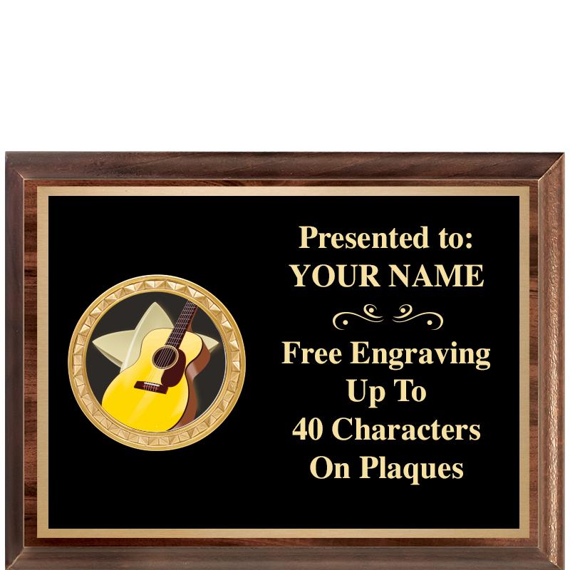 8X6 WOOD EXECUTIVE INSERT PLQ