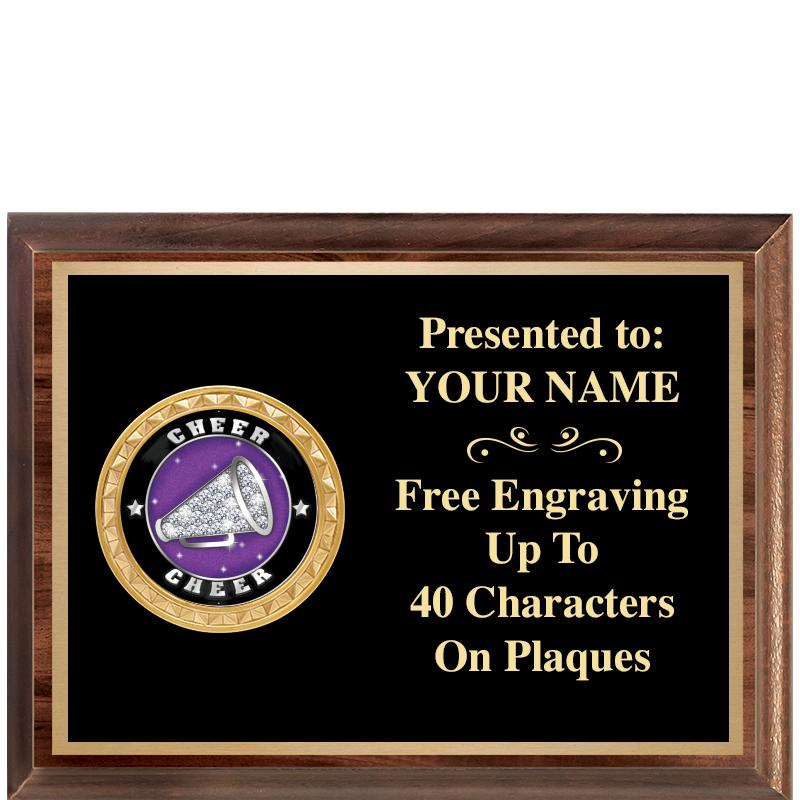 8X6 WOOD EXECUTIVE INSERT PLQ