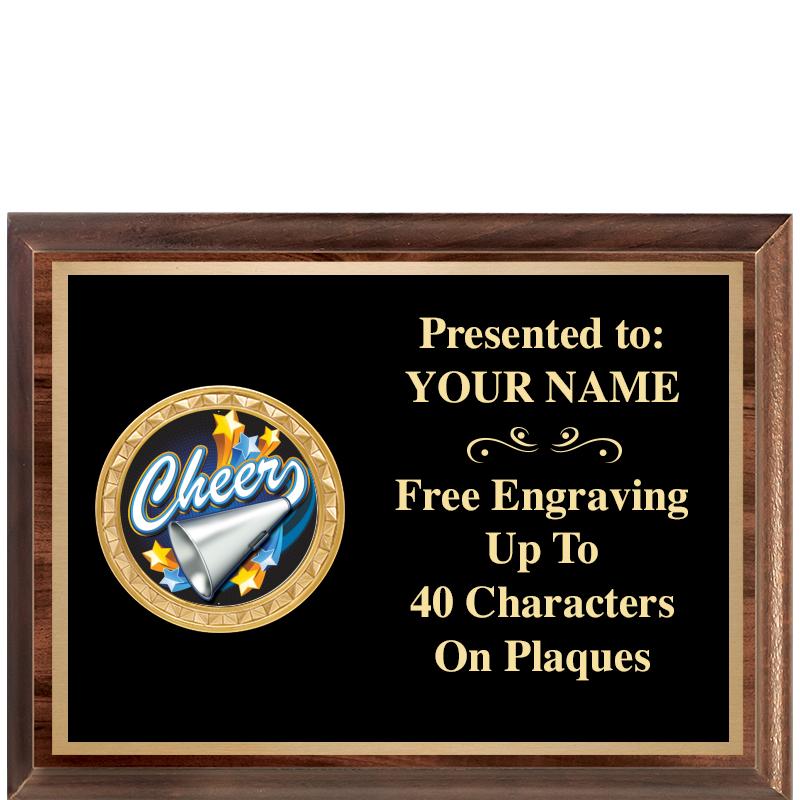 8X6 WOOD EXECUTIVE INSERT PLQ