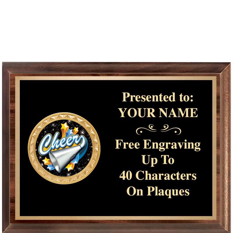 8X6 WOOD EXECUTIVE INSERT PLQ