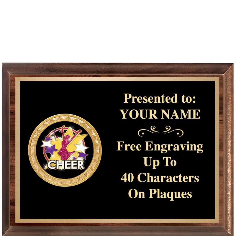 8X6 WOOD EXECUTIVE INSERT PLQ