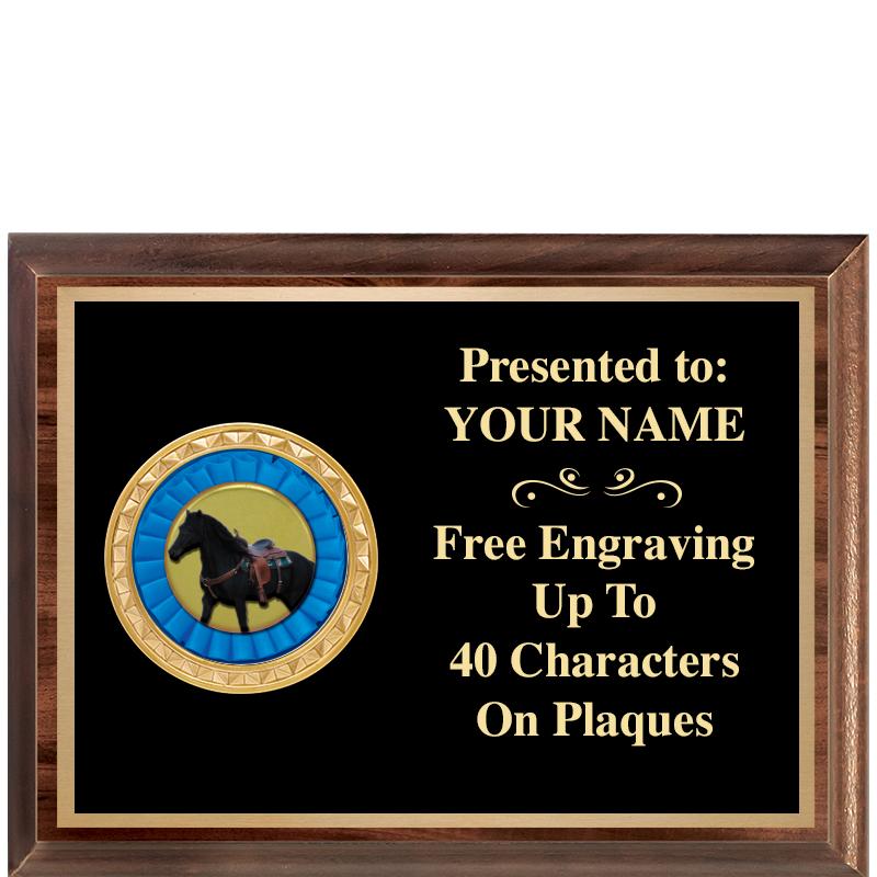 8X6 WOOD EXECUTIVE INSERT PLQ