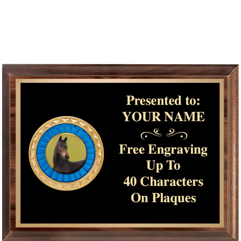 8X6 WOOD EXECUTIVE INSERT PLQ