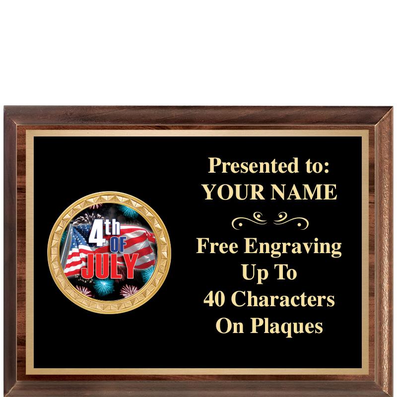 8X6 WOOD EXECUTIVE INSERT PLQ