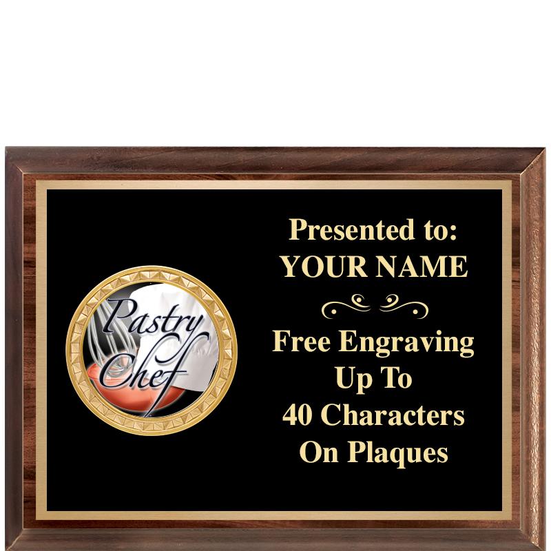 8X6 WOOD EXECUTIVE INSERT PLQ