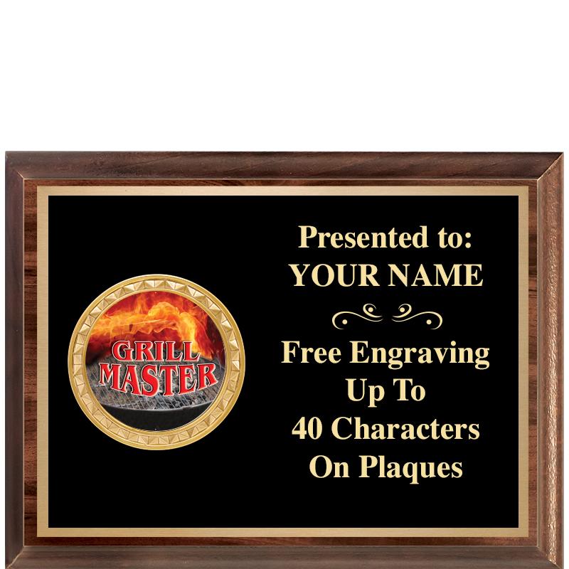 8X6 WOOD EXECUTIVE INSERT PLQ