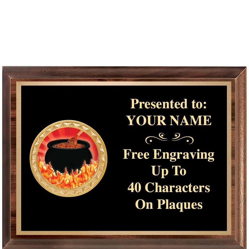 8X6 WOOD EXECUTIVE INSERT PLQ