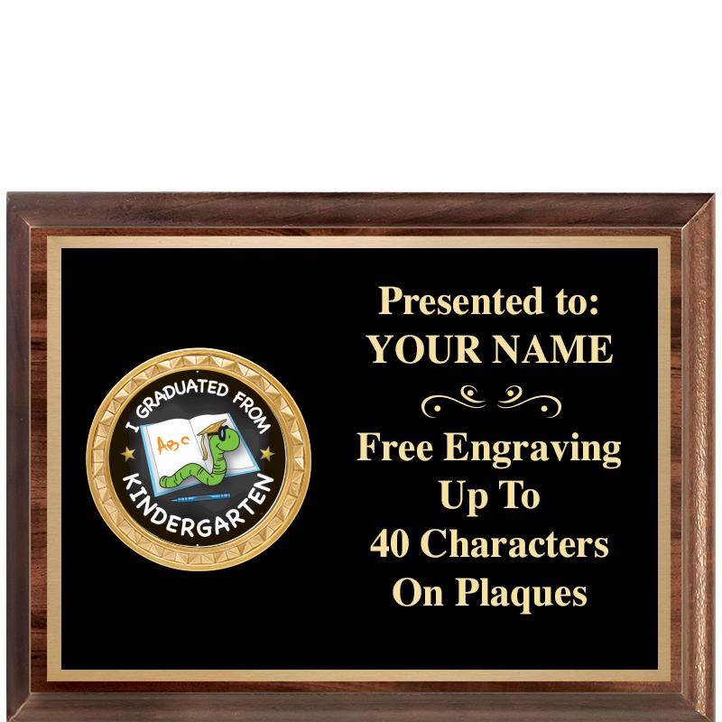 8X6 WOOD EXECUTIVE INSERT PLQ