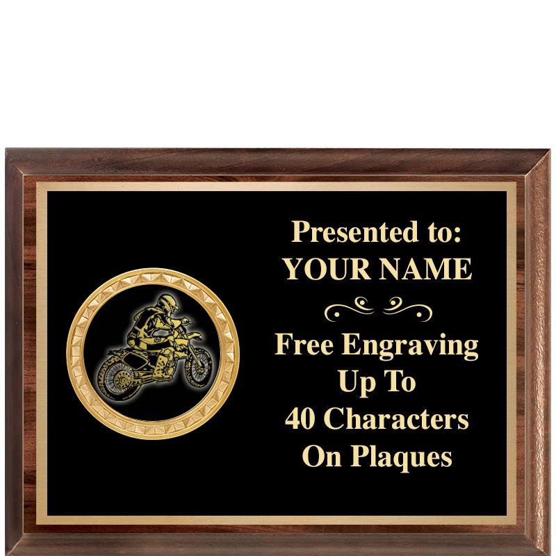 8X6 WOOD EXECUTIVE INSERT PLQ