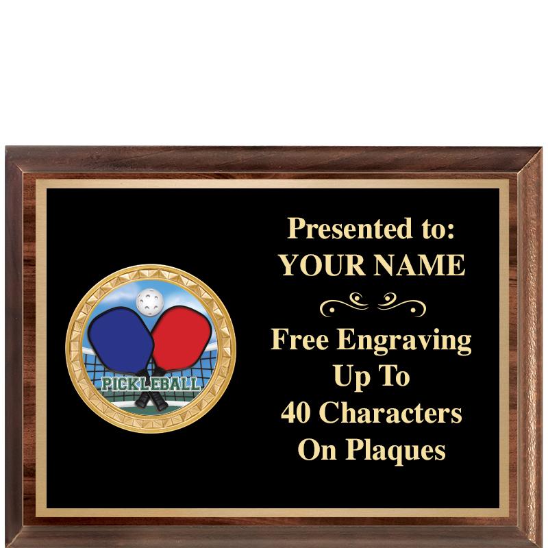 8X6 WOOD EXECUTIVE INSERT PLQ