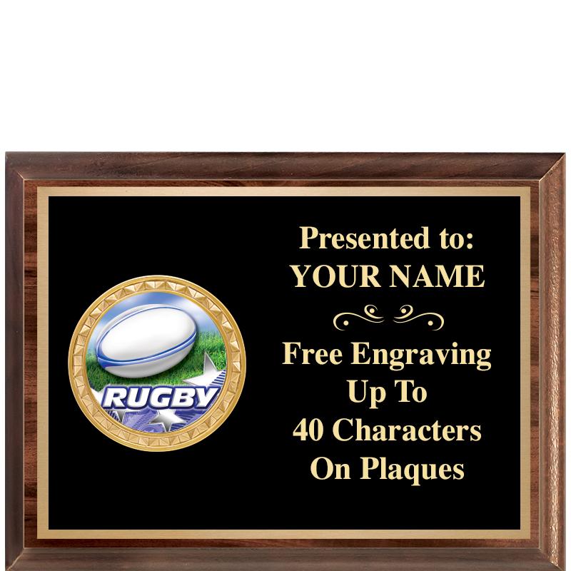 8X6 WOOD EXECUTIVE INSERT PLQ