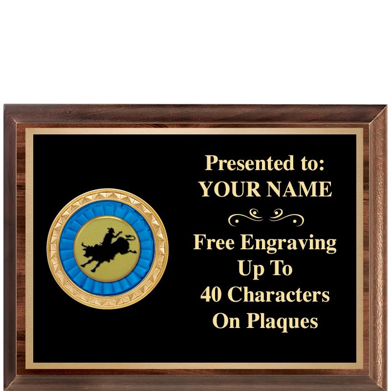 8X6 WOOD EXECUTIVE INSERT PLQ