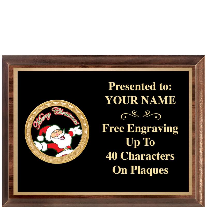 8X6 WOOD EXECUTIVE INSERT PLQ