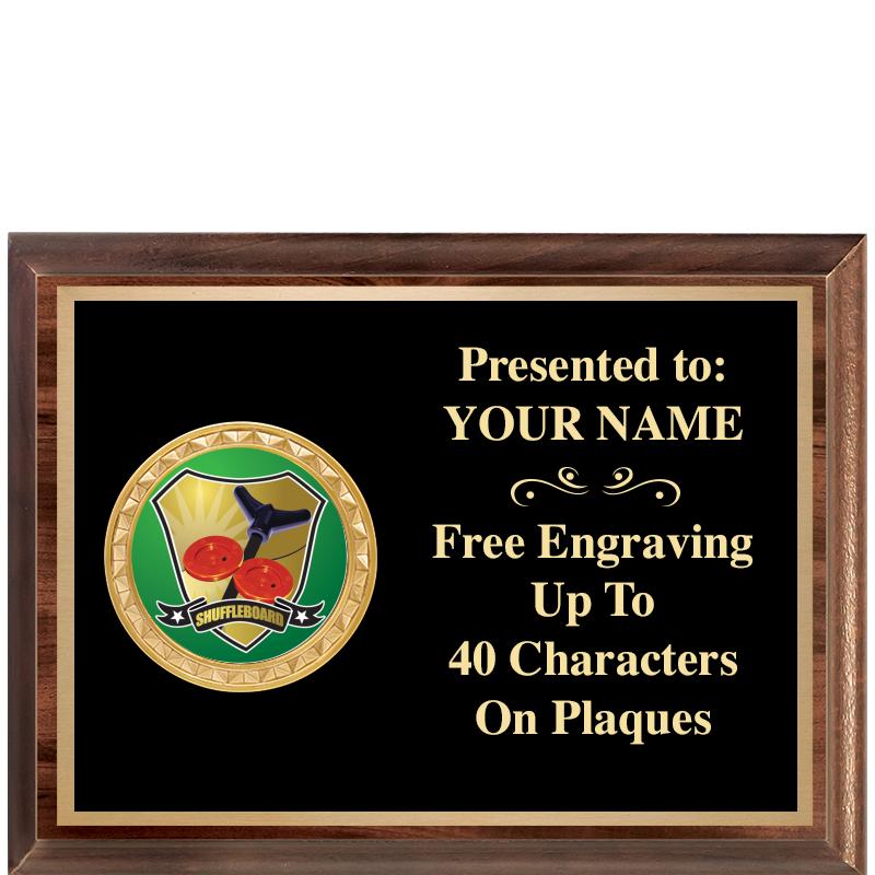 8X6 WOOD EXECUTIVE INSERT PLQ