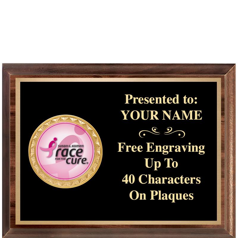 8X6 WOOD EXECUTIVE INSERT PLQ