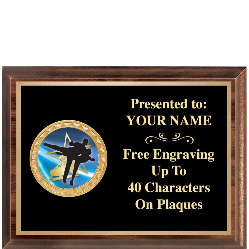 8X6 WOOD EXECUTIVE INSERT PLQ