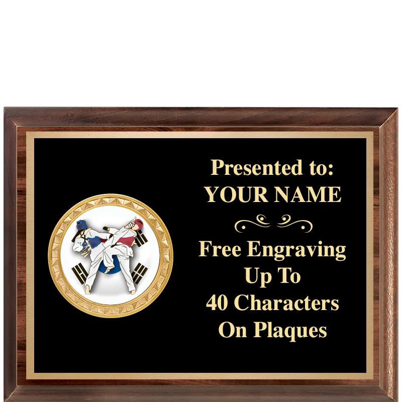 8X6 WOOD EXECUTIVE INSERT PLQ