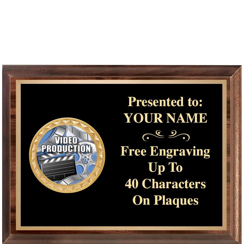 8X6 WOOD EXECUTIVE INSERT PLQ