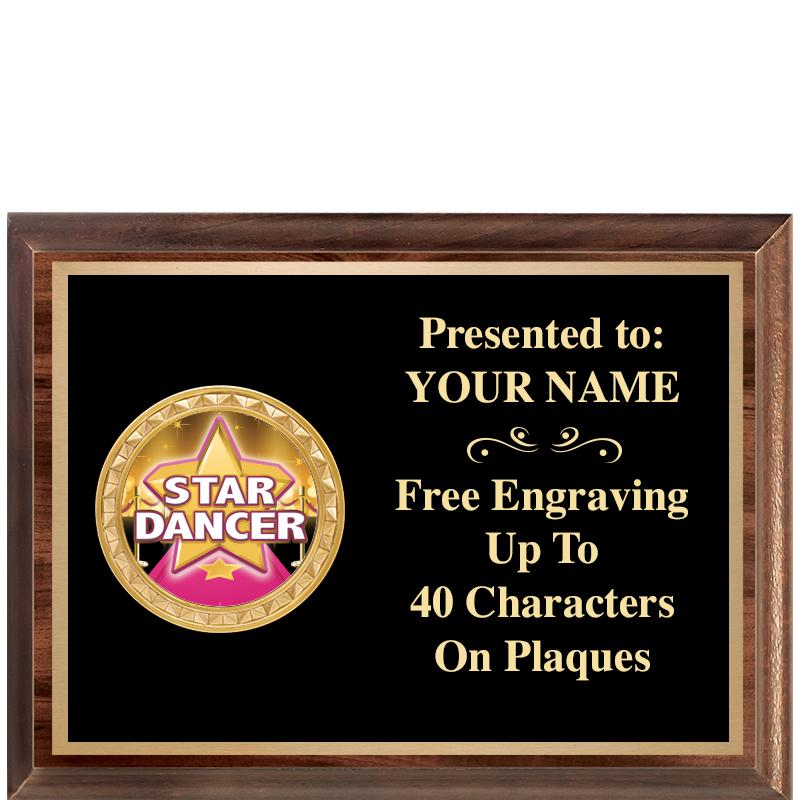 8X6 WOOD EXECUTIVE INSERT PLQ