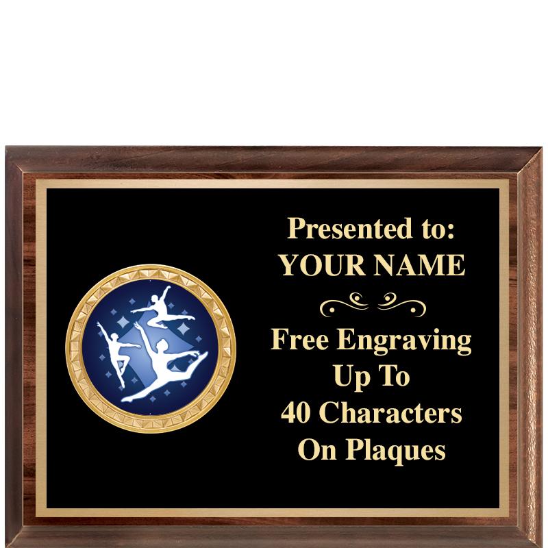 8X6 WOOD EXECUTIVE INSERT PLQ