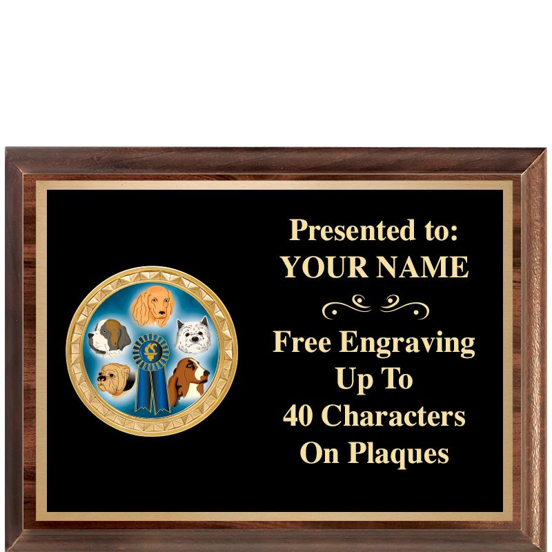 8X6 WOOD EXECUTIVE INSERT PLQ