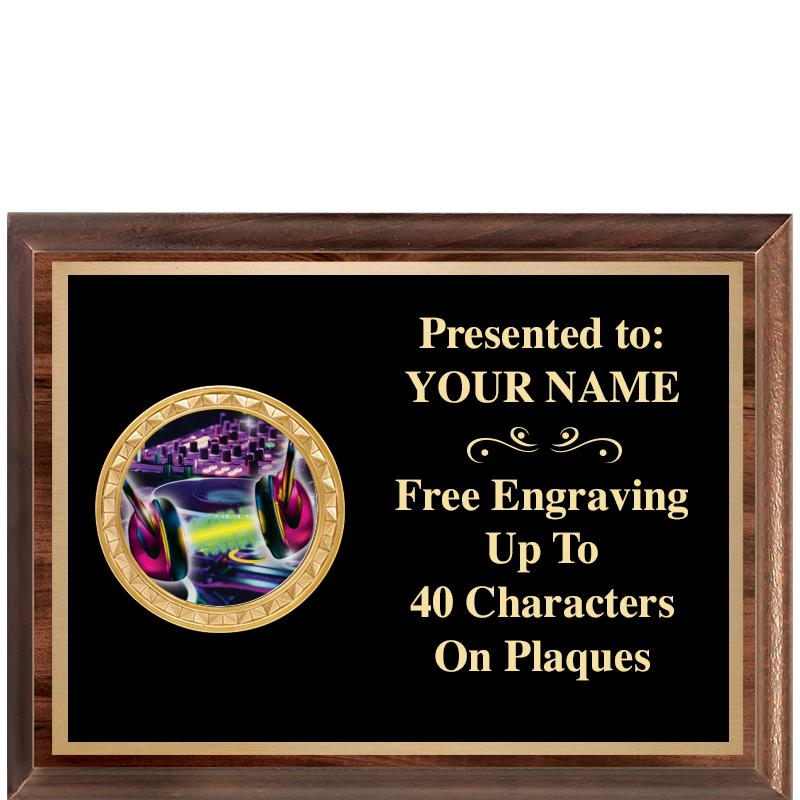 8X6 WOOD EXECUTIVE INSERT PLQ