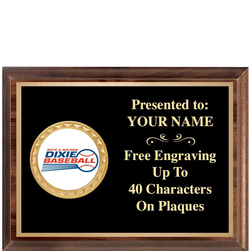 8X6 WOOD EXECUTIVE INSERT PLQ