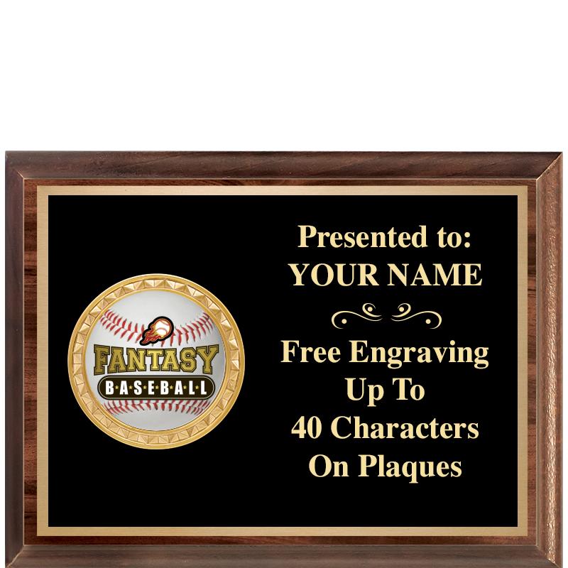 8X6 WOOD EXECUTIVE INSERT PLQ