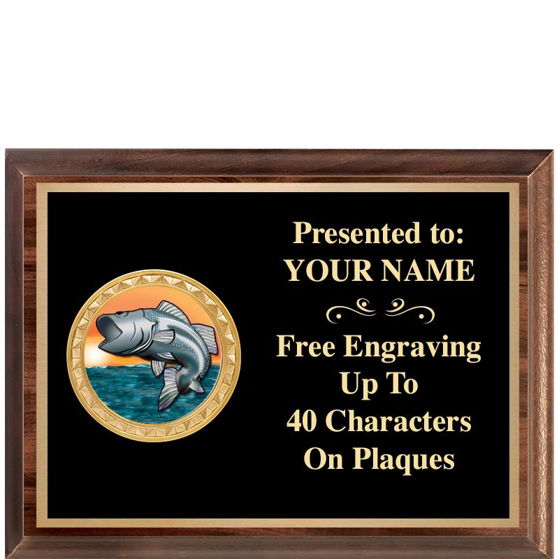 8X6 WOOD EXECUTIVE INSERT PLQ