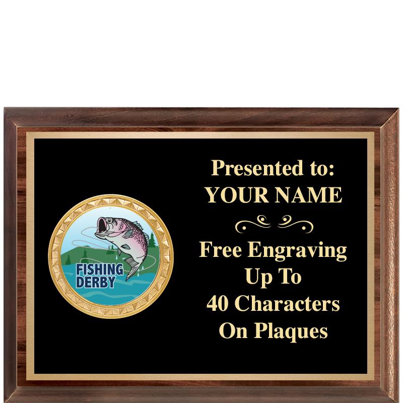 8X6 WOOD EXECUTIVE INSERT PLQ