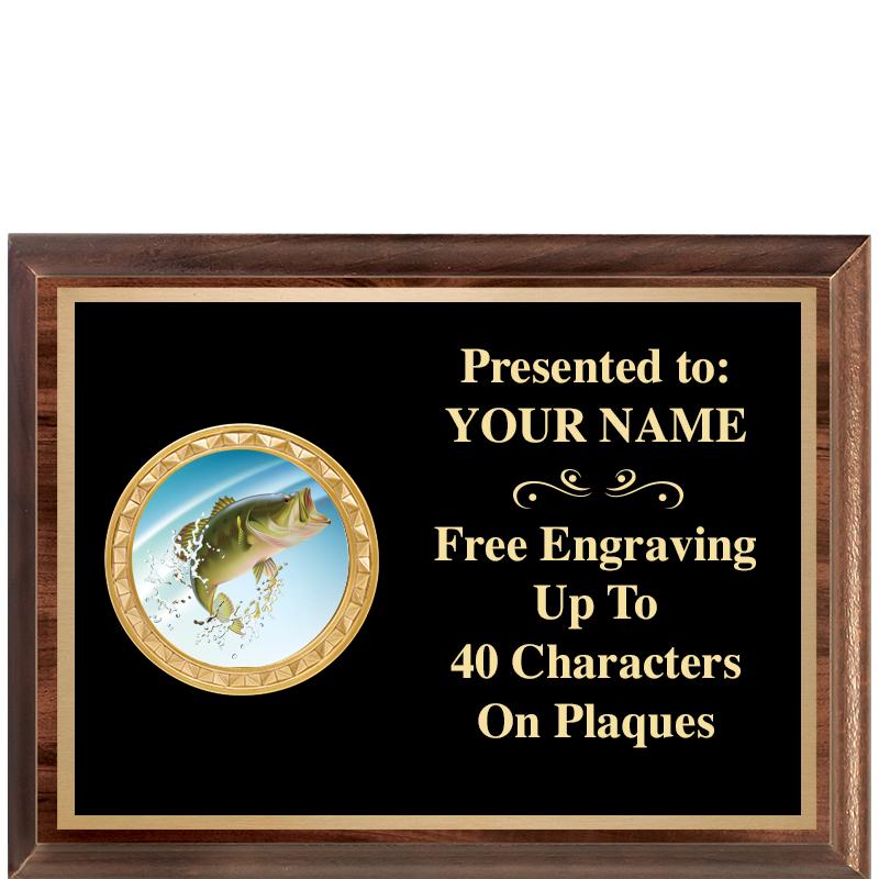 8X6 WOOD EXECUTIVE INSERT PLQ