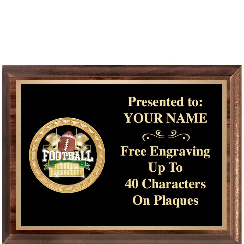 8X6 WOOD EXECUTIVE INSERT PLQ